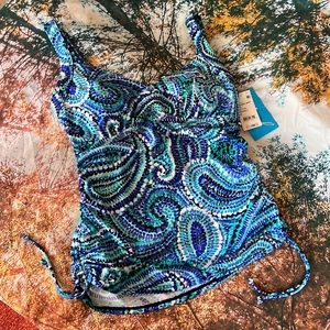 Azul swim top size 12 ladies NWT